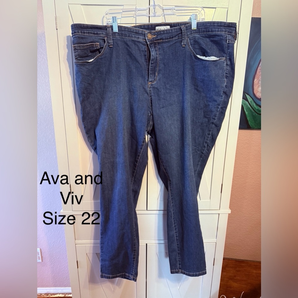 Ava and Viv tapered leg jeans